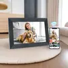 Marco de Fotos en la Nube Frameo de 10.1/15.6 pulgadas Pantalla Táctil Wifi Álbum de Fotos Digital Transmisión Remota de Imágenes desde Teléfono Móvil Gestión de Horarios
