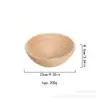 Cesta de Fermentação Estilo Europeu de Rattan Indonésio Utensílios de Panificação Rattan Rústico Pão Doméstico Vinha Real D23X8.5cm