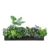 [Serie E100] Paisajismo de Plantas Verdes Macetero Combinado Maceta Decoración Planta Artificial Decoración de Paisaje Interior y Exterior