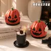 Adorno de piedra aromática difusora con forma de calabaza divertida, piedra aromática de cristal para uso doméstico, cristal de fragancia interior sin llama, de larga duración