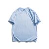 Camiseta de algodón de manga corta para hombre, nueva camiseta de verano 2022, de color liso interior, versión ligera, holgada, de media manga, moderna.