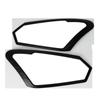 A máscara de carcaça da lâmpada do carro é adequada para a estrutura do farol Isuzu D-MAX 2016 modificada em ABS, decoração da tampa da lâmpada frontal