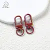Fivela de Porta Colorida Banhada a UV Fivela de Mola Fivela de Três Pontos Corrente de Celular Pingente de Chaveiro Acessórios para Joias DIY Presente de Formatura