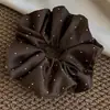 Goma para el pelo estilo coreano con pedrería de estrella Accesorio versátil para el cabello con pedrería para la parte posterior de la cabeza, Lazo para el pelo de alta gama para mujer