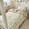 Temporada de Estudiantes Cama de Dormitorio Estudiantil Juego de Tres Piezas de Sábanas Cama Individual Cubre Edredón Individual Dormitorio Litera Juego de Sábanas