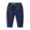 Pantalones Casuales de Moda Estilo Coreano Tendencia y Estilo, Algodón de Primavera Cómodos de Cintura Media Largos Casuales para Niños Pequeños y Jóvenes