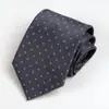 Directo de fábrica ropa formal para hombre moda profesional negocio corbata 8cm patrón de lunares azul nueva corbata para traje