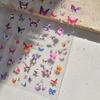 Sticker Tomoni Cooperación Guofeng-Wu Yi Pegatina Japonesa para Uñas Pegatina para Uñas Pegatina para Uñas Pegatina de Mariposa Rosa