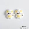 Gato Chef Doce Desenho Animado Resina Acessórios DIY Cola de Chantilly Tamancos Ímã de Geladeira Chaveiro Pingente Materiais