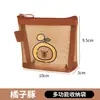 Bolsa de Monedas Capibara Dibujo Animado Linda Bolsa de Almacenamiento Transparente Bolsa de Cosméticos Portátil Almacenamiento de Tarjetas para Auriculares Bolsa para Llaves