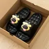 Lindas pantuflas de cachorro para mujer, sandalias de plataforma de suela gruesa para usar al aire libre, pantuflas para el hogar en interiores, zapatos de playa para hombre