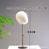 Perchero de Escritorio Perchero para Sombreros Tienda de Ropa Soporte para Sombreros de Madera Maciza Soporte Interno Soporte para Sombreros Molde para Cabeza de Ventana Set de Pelucas Estante de Exhibición