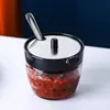 Conjunto de Potes para Condimentos e Pimenta de Aço Inoxidável 304 para Restaurantes Comerciais Garrafa Criativa para Molho de Soja Garrafa para Vinagre para Restaurantes