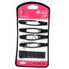 Pinza para el cabello de metal pinza negra set de pinzas BB moda pinza BB pinza para el cabello venta al por mayor precio por tarjeta completa ventas directas de fábrica
