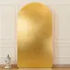 Capa de Tecido para Arco com Carimbo Dourado Transfronteiriço para Festa de Banquete de Casamento Decoração de Fundo de Aniversário Tela de Tecido Capa de Tecido para Arco Semicircular