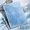Cuaderno de hojas sueltas azul degradado B5, cuaderno con alto valor de color, diario especial para estudiantes de secundaria A5