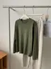 Camiseta de Rayas Finas Relajada y Versátil Estilo Japonés para Mujer, Temporada de Primavera, Cuello Redondo Favorecedor, Mangas Largas, Corte Holgado, Adelgazante, Adecuada para el Trabajo