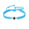 Pulseira de Aço Inoxidável com Projeção de Fotos em Estoque, Pulseira de Projeção de Alta Definição em 100 Idiomas, Presente de Feriado