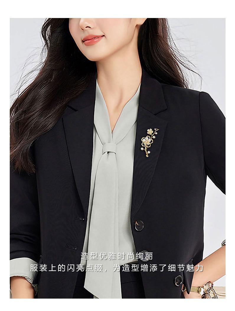 时尚优雅梅花胸针小众高级感个性花朵别针新品百搭旗袍