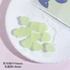 Ins elegante caramelo azúcar corazón de melocotón amor con cuentas diy aretes hechos a mano joyería pulsera collar accesorios material