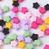 Estrela de Cinco Pontas de Acrílico 10mm Estrela Pequena Contas Separadoras Contas Soltas DIY Corrente para Celular Acessórios de Cabelo Material para Joias