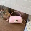 Bolsa Mini Doce e Fofa para Mulheres 2026 Novo Estilo Xadrez Renda Elegante Bolsa de Mão Portátil Ombro Transversal
