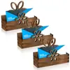 Caja de Almacenamiento de Menú de Tarjetas de Presentación de Madera Mostrador de Recepción Restaurante Oficina Base de Almacenamiento de Notas de Tarjetas de Presentación Estante de Almacenamiento de Madera Recortado
