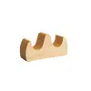 Porta plumas de madera para pinceles de caligrafía, pinceles de arte de uñas y pinceles de arte, estante de almacenamiento de madera maciza para plumas