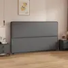 Cabecero Nuevo Estilo Minimalista Moderno, Se Vende por Separado, con Panel de Respaldo de Madera Maciza, Diseño Ultradelgado, Tapicería Suave, de Pie Integrado Cuero de Garra de Gato