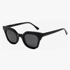 Gafas de Sol Acetato Ojo de Gato Retro de Marco Pequeño Europeo y Americano para Mujer, Parche Único Transfronterizo, Celebridad de Internet, Pasarela, Lujo Ligero, Protección Solar