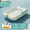 Nuevo producto transfronterizo: Hamaca Inflable con Red, Flotador Plegable de Doble Uso con Respaldo, Sillón Flotante para Jugar en el Agua, Sofá Cama Flotante