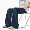 Pantalones de tiro alto ligeramente acampanados con estampado de serpiente, estilo americano, retro, pantalones casuales extralargos para hombres altos, negros