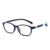 Óculos TRD-109 anti-luz azul para crianças meninos e meninas estudantes do ensino fundamental moda coreana armação para miopia silicone 4-14 anos