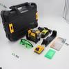 Nivelador Láser Dw 12V Batería de Litio Luz Verde Infrarrojo Instrumento de Marcado de 12 Líneas Instrumento de Montaje en Pared de Alta Precisión Dw089 Láser