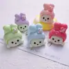 Sanrio My Melody Capa de Celular DIY Grampo de Cabelo Elástico de Cabelo Flor para Sapato Ímã de Geladeira Acessórios de Resina Atacado