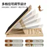 Tabla de Refuerzo de Madera Fitness Pedal Oblicuo Ajustable Multivelocidad Tensor de Tendón de Aquiles Pantorrilla Taburete de Pie Deportivo