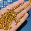 Prata 925 Banhada a Ouro Contas Olho de Gato Acessórios Espaçadores Pulseira DIY Pulseira Semi-Acabada Acessórios para Colar Contas Soltas Contas Redondas