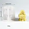 Halloween 3D Abóbora Fantasma Molde de Silicone Abóbora Boneca Chocolate Abóbora Mousse Bolo Molde de Gesso