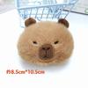 Acessórios Fofos de Capivara de Pelúcia Boneca Capivara Broche Bolsa DIY Pingente Squeaky Decoração de Chinelos Auxiliar