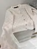 Roupa Europeia Feminina Elegante de Alta Qualidade Shenzhen Nanyou Jacquard de Carta Pequena Fragrante Cardigan de Lã Suave