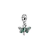 Atrapasueños Mariposa Estilo Bosque Aleación Esmalte Incrustado Diamante Morado Borla de Pluma Colgante Accesorios DIY Pulsera Cuentas Colgante