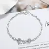 Transmissão Ao Vivo Popular Pulseira de Moissanita Sintética Duas Quilates Bolsa Princesa para Mulheres Pulseira Versátil de Temperamento de Nicho Joia de Mão