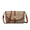Bolso de mujer transfronterizo 2026 modelo nuevo para madres de mediana edad, bolso de hombro cruzado estampado casual, bolso de mano pequeño vintage