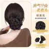 Peluca de moño retorcido para mujer, pinza para el pelo realista, herramienta elegante y esponjosa con forma de capullo para recogidos, moño falso para la parte trasera de la cabeza