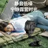 Luz de Camping para Exteriores con Larga Duración de Batería, Luz para Tienda de Campaña, Luz de Camping con Ventilador Multifuncional, Ventilador Plegable Portátil Recargable
