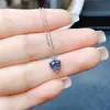 Venta al por mayor de fábrica Alexander Colgante Más Vendido Plata S925 Incrustado con Piedra Principal 6*6 Fábrica de Joyería de Lujo Venta Directa