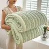 Nueva manta jacquard con patrón de trigo de grado A 2026, engrosada, multifuncional, para uso doméstico como funda de sofá o manta para siestas