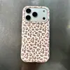 Funda de Teléfono Personalizada Estilo Coreano Estampado de Leopardo Adecuada para Apple 17Promax Iphone16 Linda 15P Borde Redondo Anticaída