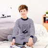 Conjunto de roupa íntima infantil Meninos Crianças médias e grandes roupas de outono terno de calça comprida adolescentes suéter de algodão suéter suéter terno de calça
