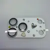 Adecuado para iPhone 18 Pro Max, armadura de metal DIY con diamantes de colores en forma de corazón, película protectora de lente integrada para Apple 17 Pro